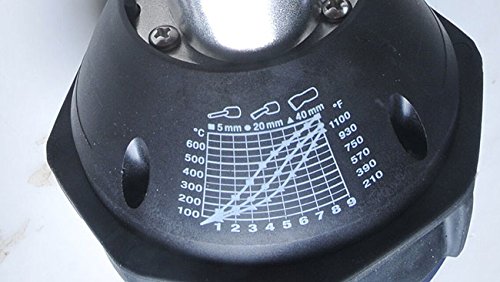 US Stock - 1600W 110V Hot Blast Torch Overlap Heat Guns Welding Gun Welder Pistol Tool Kit — view 6