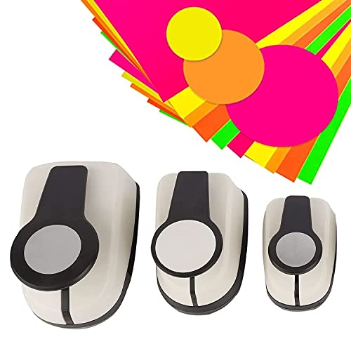Paper Craft Punches-Hole Puncher Single,Hole Punch Shapes, Hole Puncher For Crafts, Circle Punch,Set of 3pcs Circle Paper Puncher for Crafting for Arts, Craft Scrapbooking Craft supplies & paper craftâ€¦
