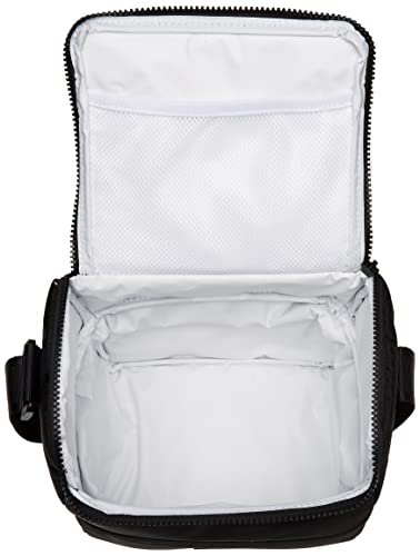 Vera Bradley Womens Recycled Lighten Up Reactive Expandable Cooler Lunch Bag, Black, One Size Us #TOP4