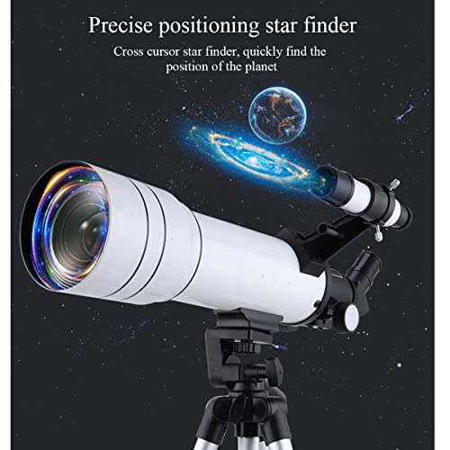 Telescopio para principiantes, 70mm Apertura, para astronomía miniatura 5
