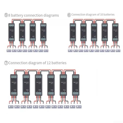 PNE-10 Active for battery Equalizer 2S Balancer Module 0-10A Bidirectional Compensation for Li-ion Lead-Acid Solar EV Golf Cart Marine RV 24V 36V 48V 60V miniatura 7