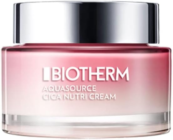 Aquasource Cica Nutri Cream, Daily Rich Face Moisturizer for Dry Skin with Biotech Plankton and Centella Asiatica for Soothed, Softer and Luminous Hydrated Skin, Large Size 2.54 Fl. Oz.