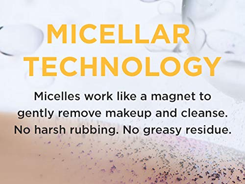 Garnier Skinactive Micellar Water For Oily Skin, Facial Cleanser & Makeup Remover, 13.5 Fl. Oz, 1 Count (Packaging May Vary) #TOP4