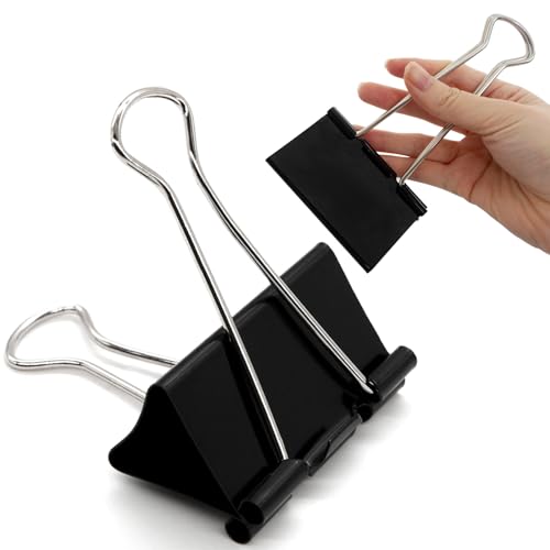 TOTDTDA 3 Inch Extra Large Jumbo Binder Clips (24 Pack),