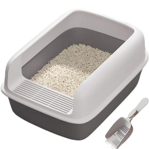 FRYSKY Caja de Arena para Gatos, Caja de Arena Cerrada,Arenero para Gatos Grande, Bandeja Higiénica Gatos,Arena para Gatos autolimpiante，arenero Gatos Cubierto