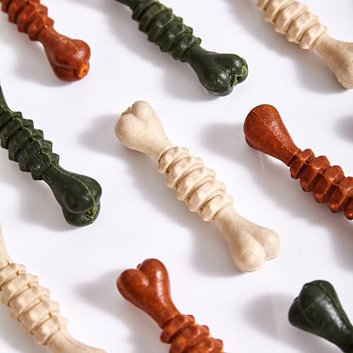 Dentalight - Escova de dentes Dent Fresh 360° para cães mastigáveis, clorofila e hortelã-pimenta, há