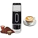 Produktbild JOPWUE Nano tragbare elektrische Espressomaschine, 15 bar Pumpendruckabsaugung, 100 ml Wassertank-Kapazität, Auto-Reise-Kaffeemaschine für Camping, NS-Kapsel, Typ-C-Aufladung (schwarz)