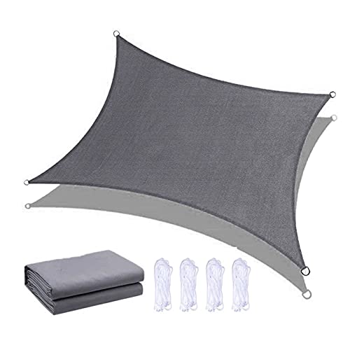 Voile d'ombrage rectangulaire imperméable et anti-UV pour l'été - 2