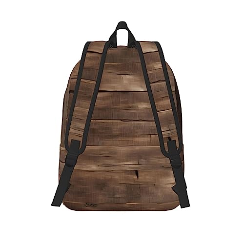Rustic Old Barn Wood print Backpack for Women, Carry On Backpack Laptop Bag for Weekender Business Hiking Travel3