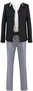 Akabane Karma Cosplay Costume Uniform Suit with Belt Halloween Outfit for Men Women