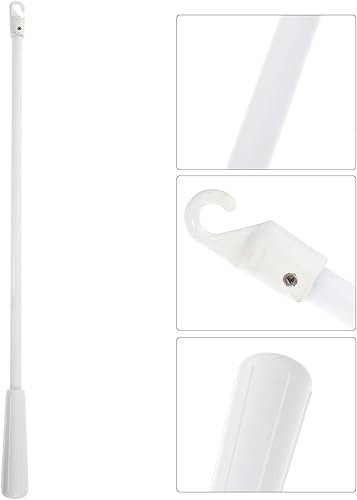 Miniatura 2 de Varilla de fibra de vidrio para persianas verticales, varilla resistente con gancho, fácil instalación para accesorios de cortina de ventana