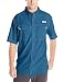 Columbia Men's Low Drag Offshore Short Sleeve Shirt, Night Tide, Medium