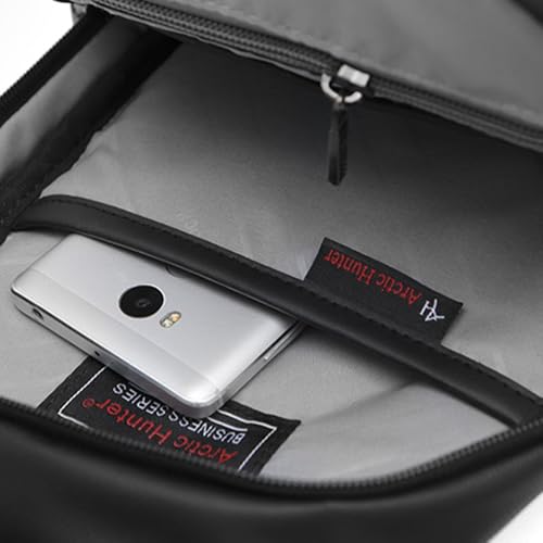 Arctic Hunter - Bolsa de pecho para hombre, bandolera impermeable, mini mochila para caminar, viajar, senderismo