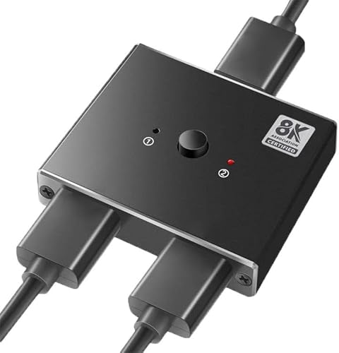OZ 8K 60Hz 2 in 1 Out Two Ways HDMI Switcher