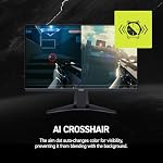 MSI MAG 245F X24 Moniteur de jeu 24 pouces 1920 x 1080 (FHD), 240Hz, FreeSync Premium, HDR prêt, HDMI, port VGA, montable VESA, inclinaison, bord mince sur 4 côtés, 0,5ms, noir