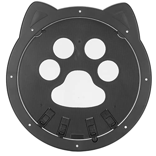 Porta de gato, porta interna para gatos com aba de porta de animais de estimação para caixa de areia