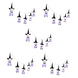 Cabilock 5 Stück Schnur Halloween Lichterketten Dekor Wohnkultur Led-leuchten Für...