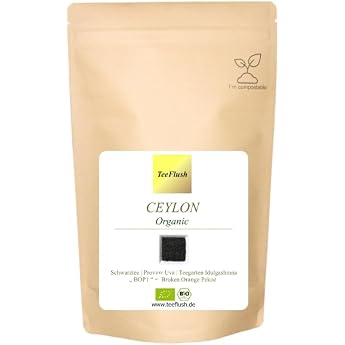 Ceylon Black Tea Organic Harvest 2026 Bop1 Broken Orange Pekoe Loose Leaves 100g Sri Lanka/UVA Diskrit Tea Garden Indulgashinna Flavour Mild Aromatic Slightly Sweetish