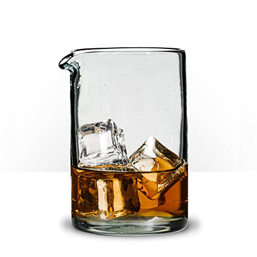 PiÃ±a Barware Handblown From Recycled Glass Cocktail Mixing Glass - 550mL / 18oz - Professional Bartending Commercial Glassware