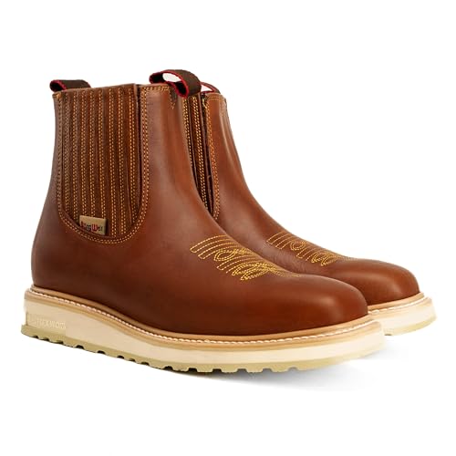 Image of King Welt Ultra Flex Double Density Lightweight Men Work Boots - Full Grain Leather, All Around Work