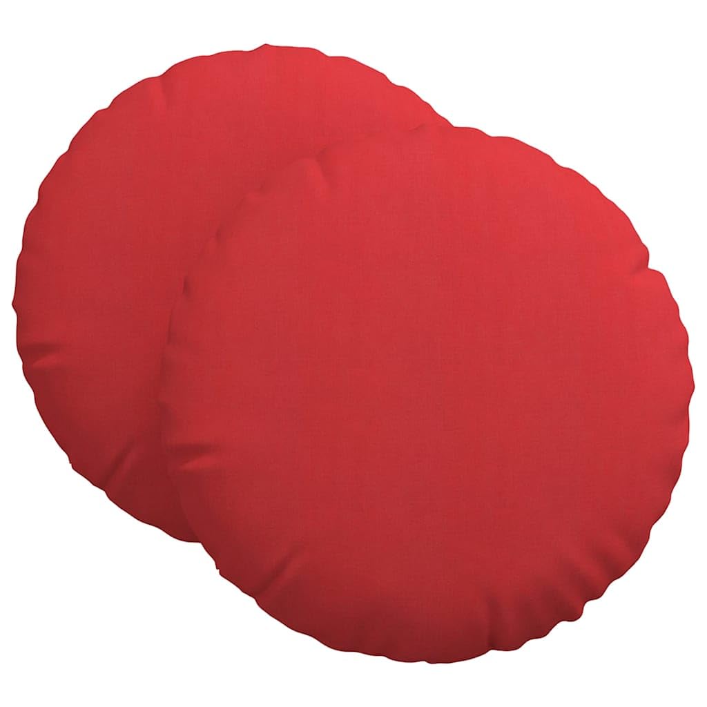 Coussin d'assise rouge Ø 60 cm pour soulager le mal de dos sur une chaise de bureau