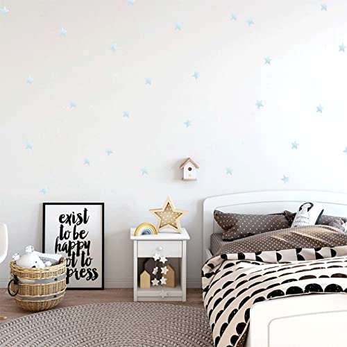 100 Pcs Glow In The Dark Luminous Stars Fluorescent Noctilucent Plastic Wall Stickers Murals Decals For Home Art Decor Ceiling Wall Decorate Kids Babys Portable Darkroom Equipment (White, One Size) #TOP3