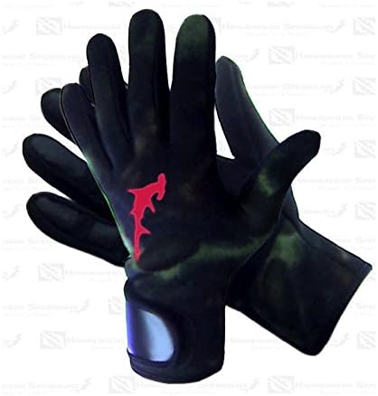 Hammerhead Spearguns Tuff Gloves 2mm, Deep Reef Amarra (Deep Reef Amarra, Medium)