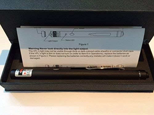 Visual Fault Locator Fiber Optic Cable Tester 650 nm (ST, SC or FC) 10mW …