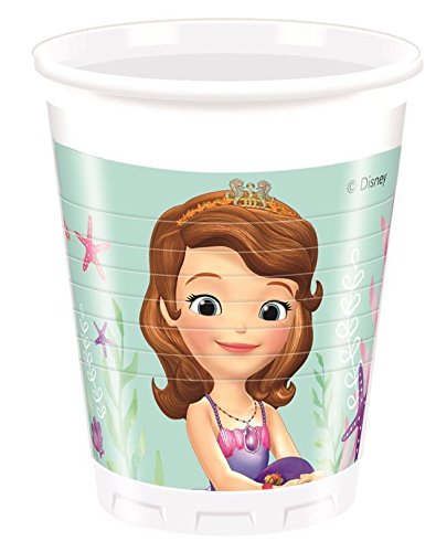 Procos Sofia the First Pearl of the Sea Plastic Party Cups (8 Pack)