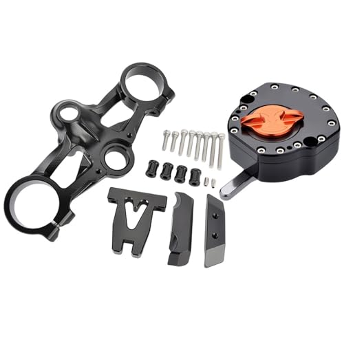 Triple pinces supérieures et support amortisseur direction moto CNC pour RC 250 390