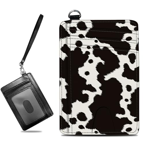 Image of Small Travel Wallets, Cow Skin Slim Minimalist Front Pocket Wallet with Wristlet, RFID Blocking PU Leather Credit Card Holder with ID Window Change Purse for Men Women