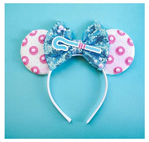 Atvscay Buzz Light Year Mouse Ears headband Classic Sequin Ears Inspired Party Girls Costume Fancy Dress Hair Accessories (candy toy style)