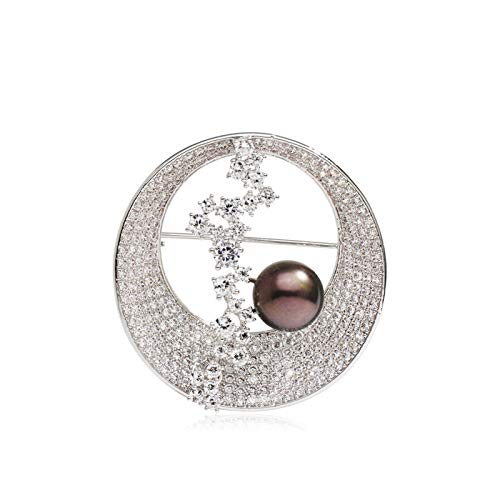 Broches en fausse perle pour femmes et vêtements de fête