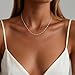 BLThing S925 Sterling Silver Chain for Women - Sterling Silver 1.2mm Sparkle Disk Chain Necklace Thick Sturdy Colourfast Necklaces Jewelry for Women 16 Inch