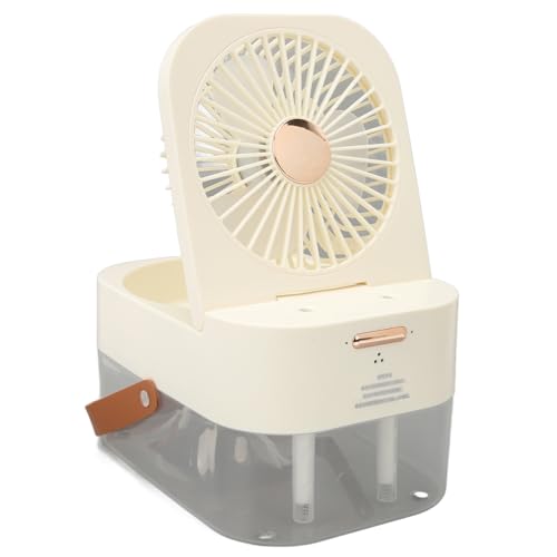 Humidificateur ventilateur portable double pulvérisation télécommande USB - 5