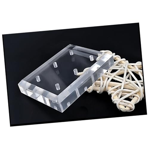 Organizador acrílico transparente para brocas de uñas miniatura 7