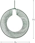 Peanut Bird Feeder Hanging - Blue Jay, Wreath, Squirrel Nut for Outdoors, Fat Ball - 16 Inch, Rust & Waterproof Steel With Hanging Hook and Metal Chain