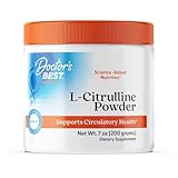 Doctors Best L-Citrulline Powder - L Citrulline Supplement for Men & Women, Nitric Oxide Metabolism Support, Helps Muscle Soreness, Circulatory Health & Energy Support, Unflavored, Gluten Free - 7 oz