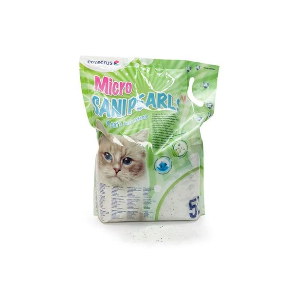 Arena para Gato De Micro Silice Verde Sanipearl 5l Covetrus