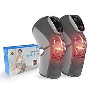 COMFIER Cordless Knee Massager with Heat, Vibration Knee Brace Wrap for Arthritis, 3-in-1 Heating Pad for Knee Shoulder Elbow, Knee Warmer, Gifts for Mom Dad,FSA or HSA Eligible