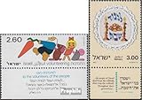 Prophila Collection Israel 692,699 mit Tab (kompl.Ausg.) gestempelt 1977 Freiwilliger Hilfsdienst, Sabbat (Briefmarken für Sammler) Comics