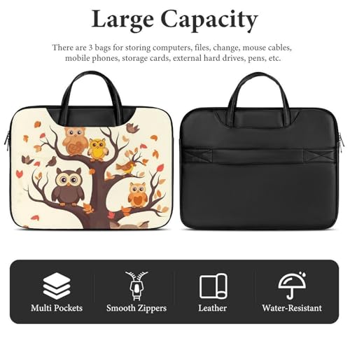 Bolso para portátil 15.6'' impermeable de cuero miniatura 5