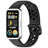 Zohmuly Strap Compatible with Huawei Band 10/9/8/10 NFC/9 NFC/8 NFC Men and Women, Soft Silicone Adjustable Sport Straps