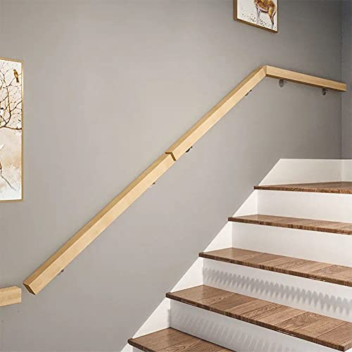 Main courante escalier bois DASHADAO rampe antidérapante support mural - 6