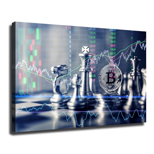 Cryptocurrency Trading Strategies Bitcoin Cryptocurrency Trading Posters Wall Art for Living Room Bedroom Wall Art Printins Wall Decor (8x12inch-No Framed)