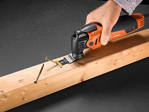 FEIN E-Cut Carbide Pro Sägeblatt , Ve. 3 St., Breite 32 mm, Länge 40 mm, Aufnahme Starlock, TiN-beschichtetes Hartmetall-Tauchsägeblatt mit extrem hoher Verschleißfestigkeit.