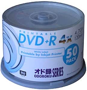 Radius Technology 4,7 GB/120 Minutos 4X Printable DVD+R Media (pacote ...