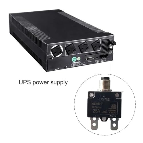 Disjoncteur à broche droite série 88 protégeant vos circuits 25 V de la surcharge