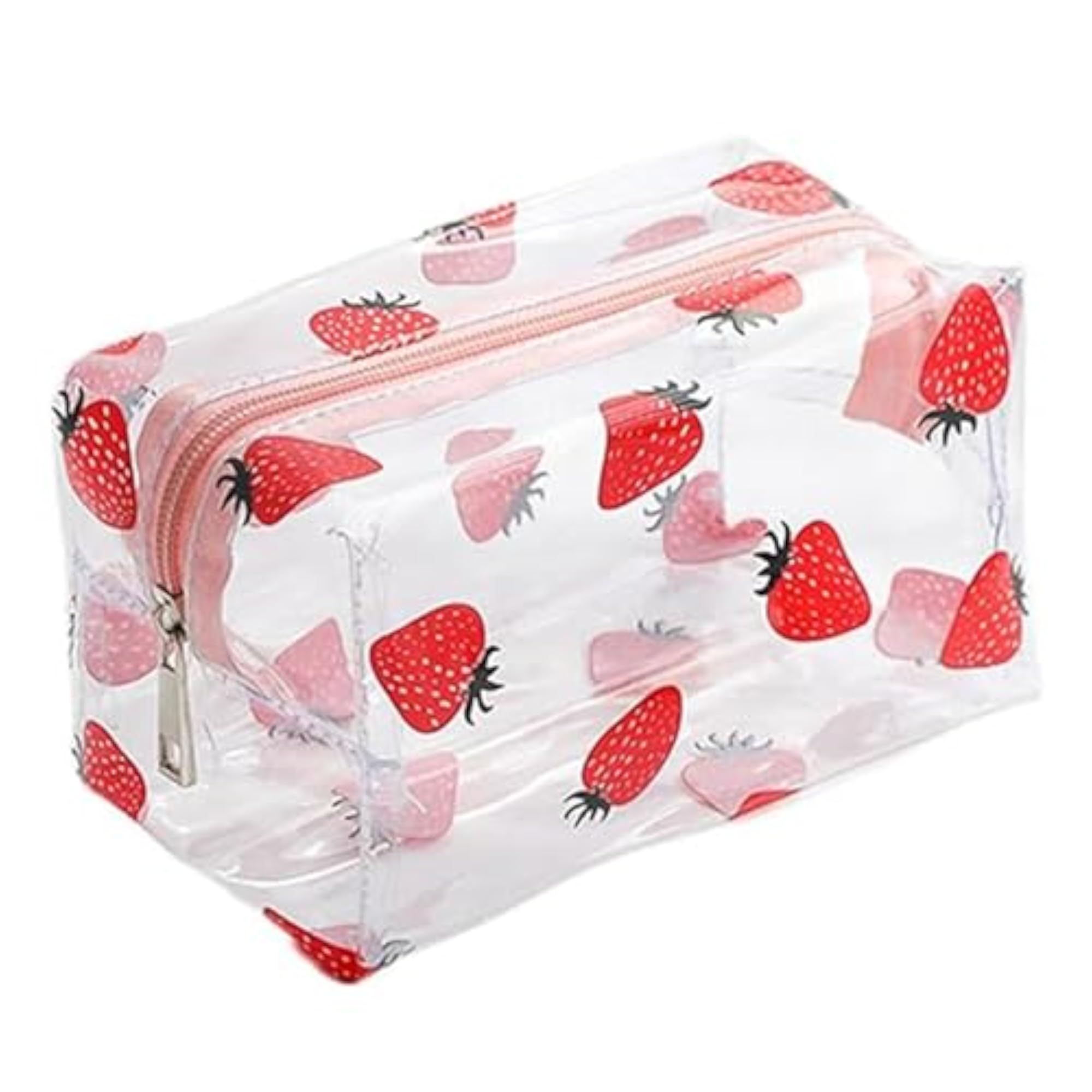 Butterfly Print Clear Toiletry Bag Transparent Makeup Bag