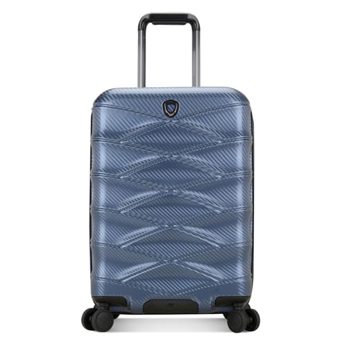 Traveler's Choice Granville II Polycarbonate Expandable Spinner Luggage, Navy, 2 Piece Set (21/29)2